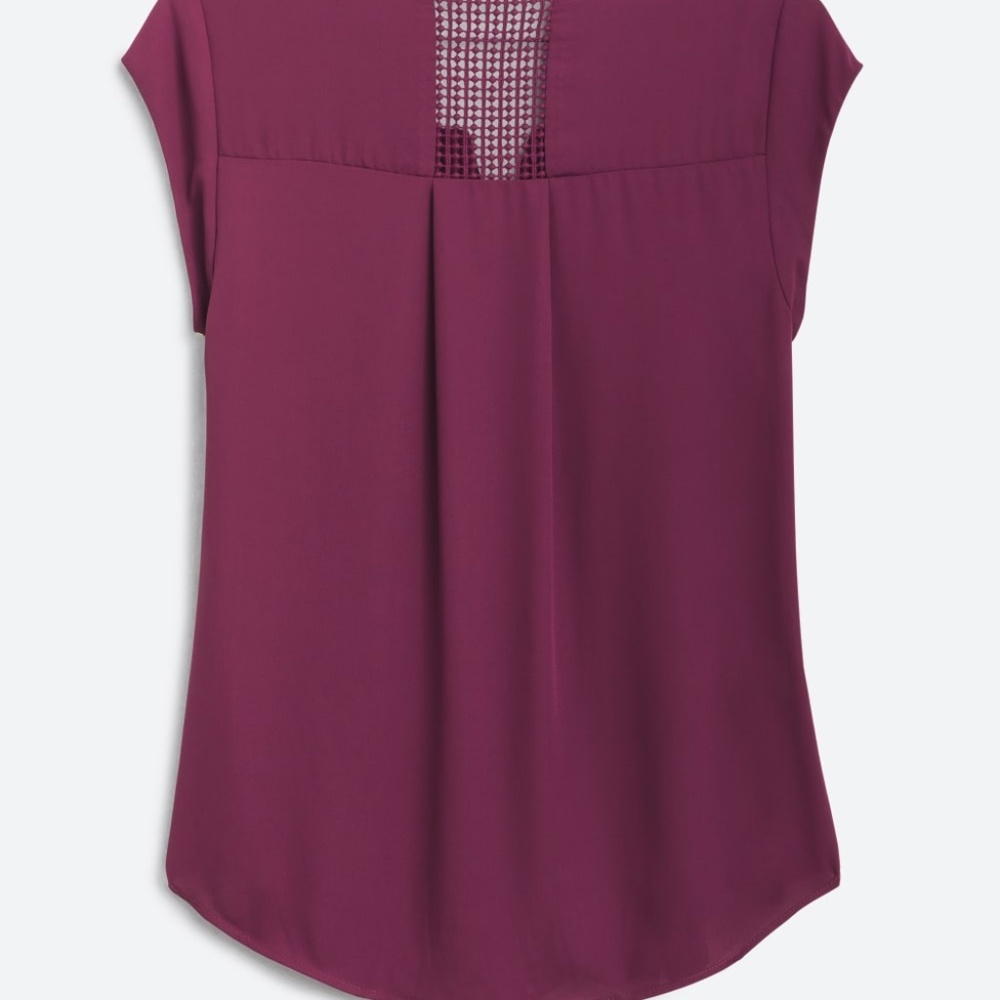 DANIEL RAINN Estefany Lace Detail Blouse XL